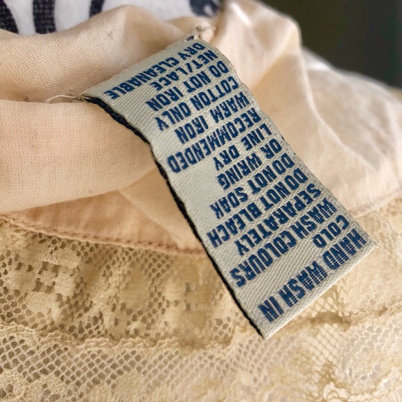 ***SOLD***Anthropologie Odille Victorian Inspired Lace Collared Blouse - Picture 11 of 16